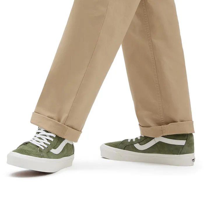 Vans Classics Men Pig Suede Sk8Hi 38 DX Shoes Green