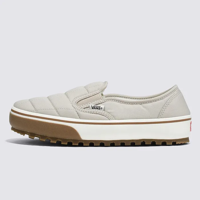 Vans Classics Men Snow Lodge Slipper Vansguard Quilted Shoes White Beige