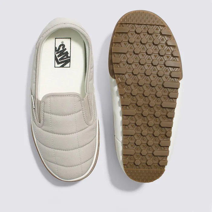 Vans Classics Men Snow Lodge Slipper Vansguard Quilted Shoes White Beige
