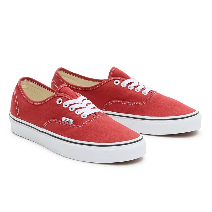 Vans Classics Women Color Theory Authentic Shoes Red