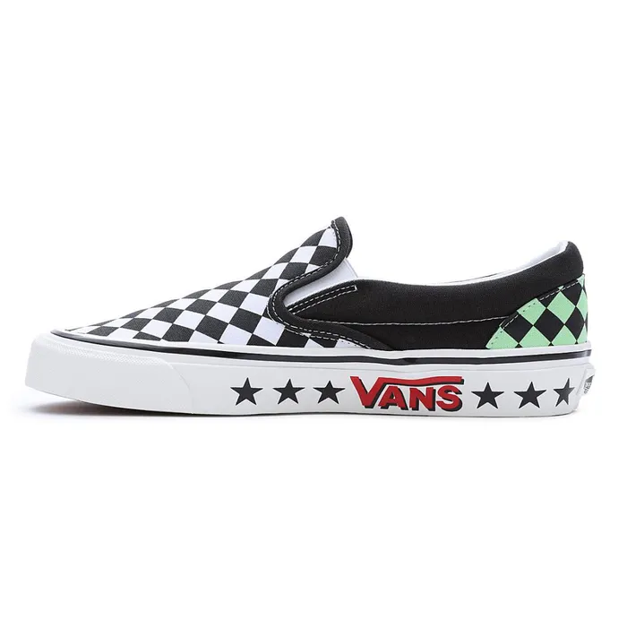 Vans Classics Women Diamond Check Classic SlipOn 98 DX Shoes Black