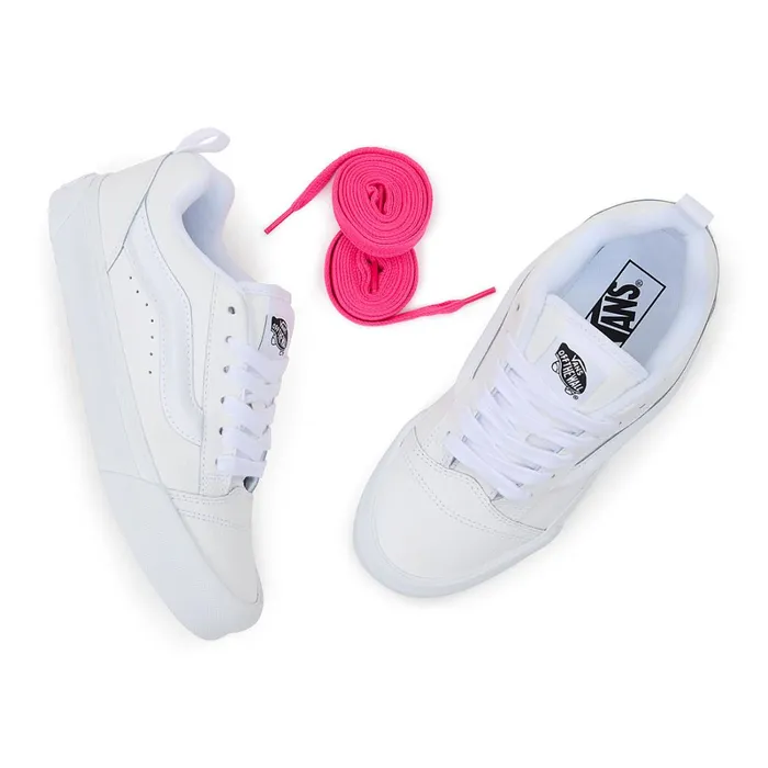 Vans Classics Women Leather Knu Skool Shoes White