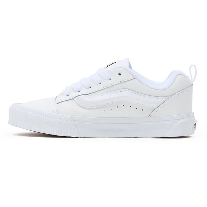 Vans Classics Women Leather Knu Skool Shoes White