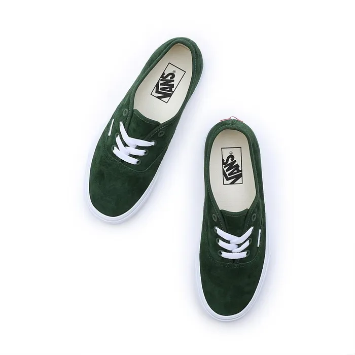 Vans Classics Women Pig Suede Authentic Shoes Green