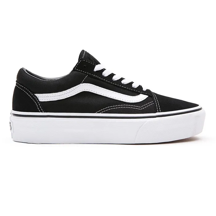 Vans Classics Women Platform Old Skool Shoes Black