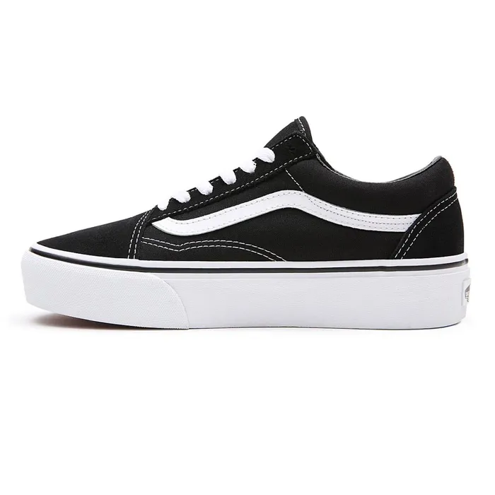 Vans Classics Women Platform Old Skool Shoes Black