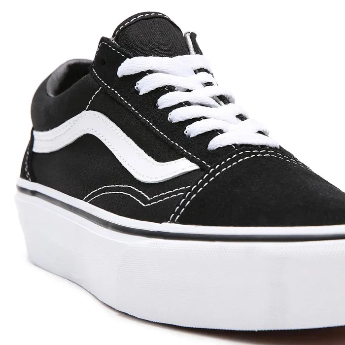 Vans Classics Women Platform Old Skool Shoes Black