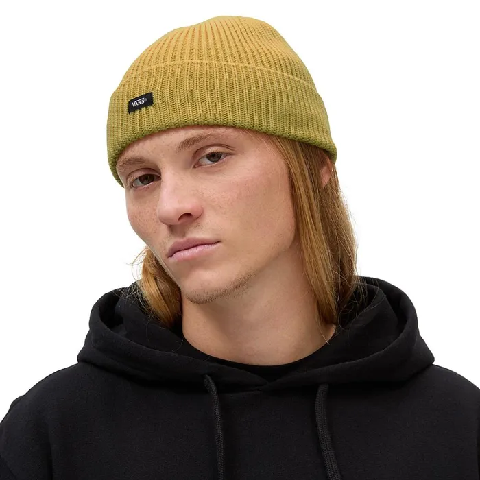 Vans Hats and Beanies Men Post Shallow Cuff Beanie Yellow