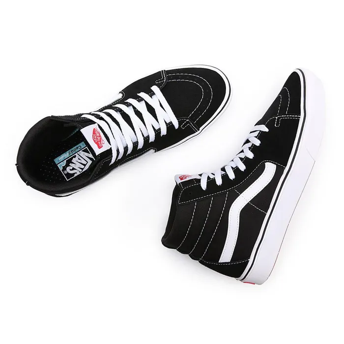 Vans HiTop Shoes Men ComfyCush Sk8Hi Shoes Black