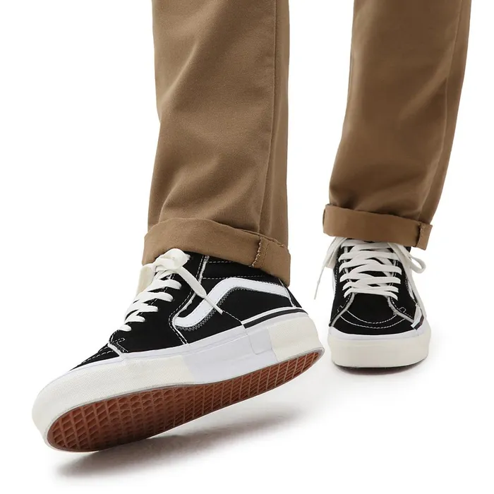 Vans HiTop Shoes Men Sk8Hi Reconstruct Shoes Black