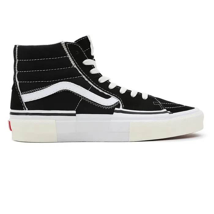 Vans HiTop Shoes Men Sk8Hi Reconstruct Shoes Black