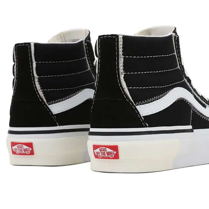 Vans HiTop Shoes Men Sk8Hi Reconstruct Shoes Black