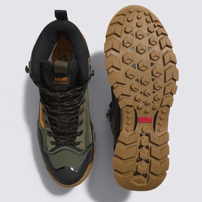 Vans HiTop Shoes Men UltraRange EXO Hi GoreTex MTE3 Shoes Green