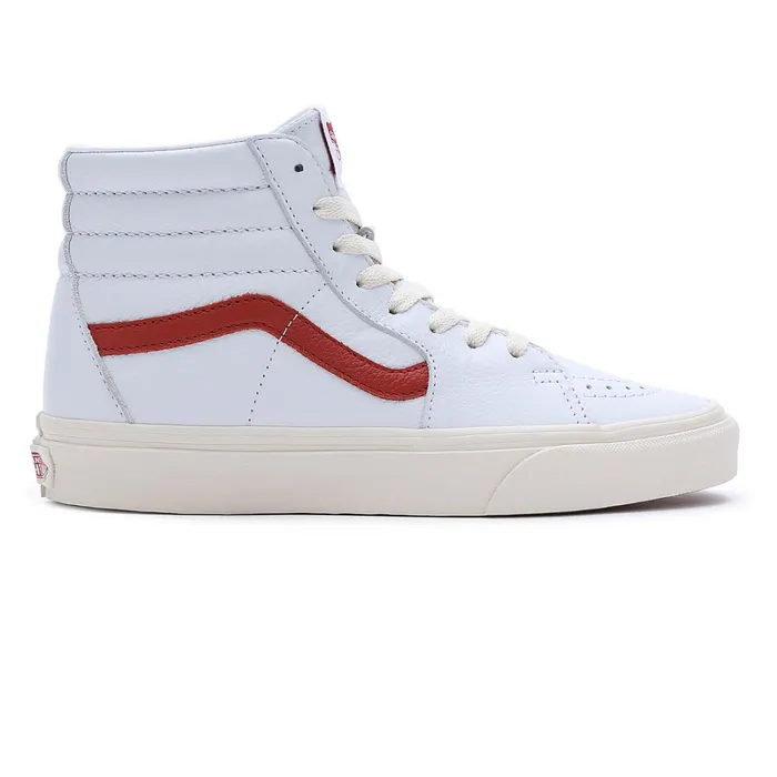 Vans HiTop Shoes Men Vintage Pop Sk8Hi Shoes Red
