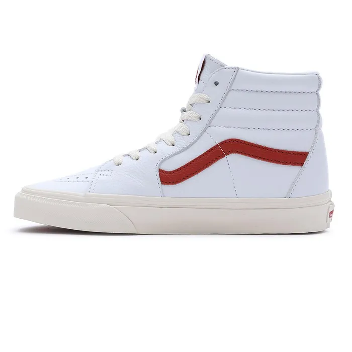 Vans HiTop Shoes Men Vintage Pop Sk8Hi Shoes Red