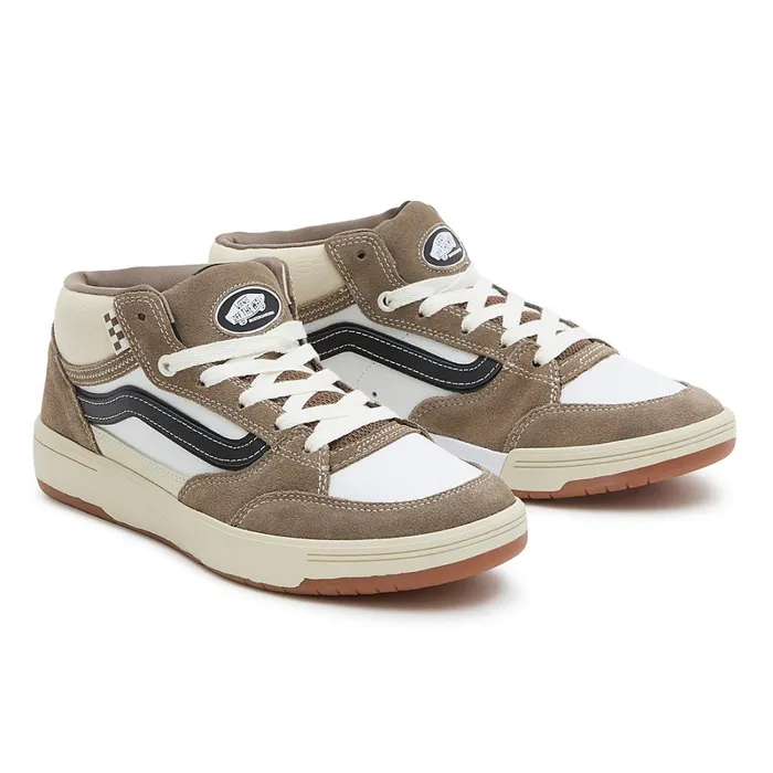 Vans HiTop Shoes Men Zahba Mid Shoes Brown