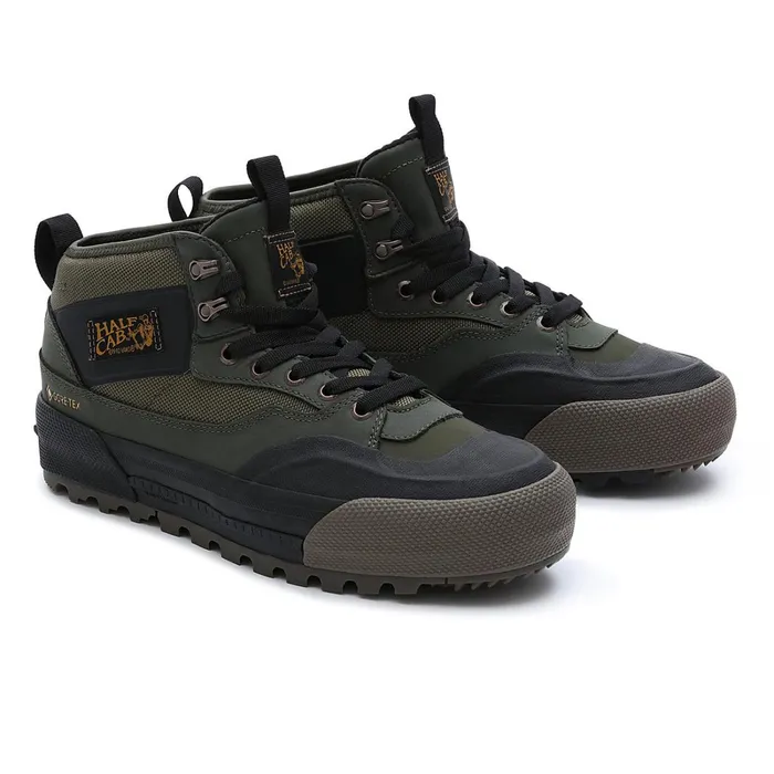 Vans HiTop Shoes Women Half Cab GORETEX MTE3 Shoes Black Green