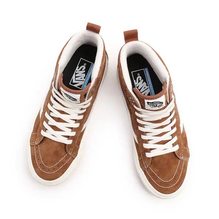 Vans HiTop Shoes Women Sk8Hi MTE1 Shoes Brown