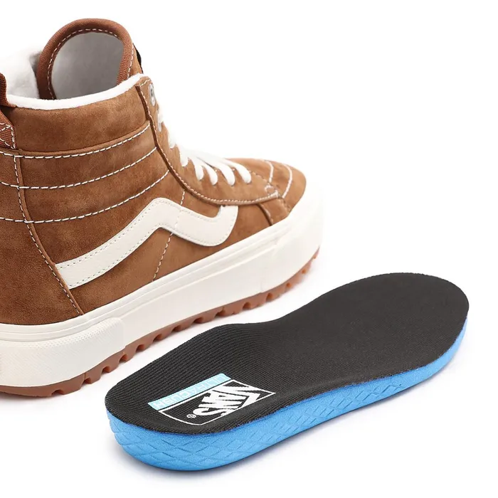 Vans HiTop Shoes Women Sk8Hi MTE1 Shoes Brown