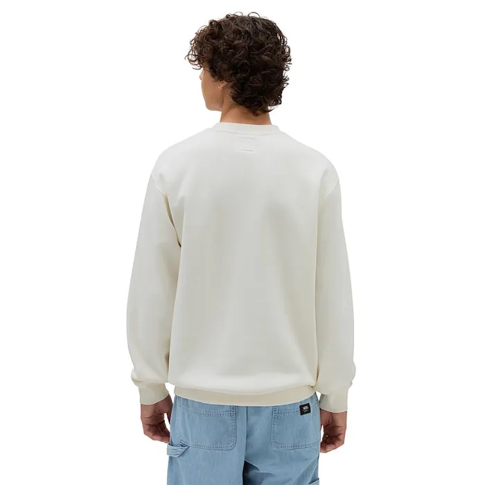 Vans Hoodies and Sweatshirts Men Born In Anaheim Loose Crew Sweatshirt White