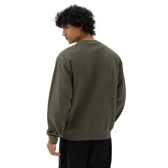Vans Hoodies and Sweatshirts Men Bugged Out Crew Sweatshirt Green