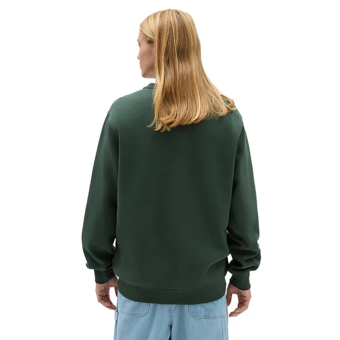 Vans Hoodies and Sweatshirts Men Core Basic Crew Sweatshirt Green
