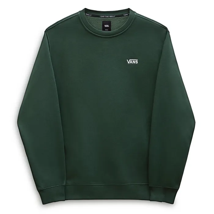 Vans Hoodies and Sweatshirts Men Core Basic Crew Sweatshirt Green