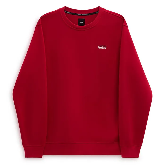 Vans Hoodies and Sweatshirts Men Core Basic Crew Sweatshirt Red