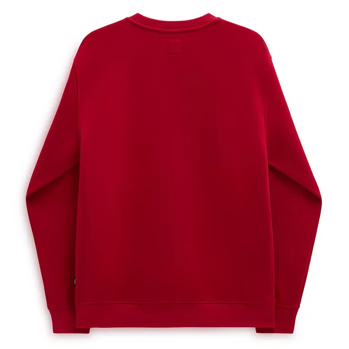 Vans Hoodies and Sweatshirts Men Core Basic Crew Sweatshirt Red