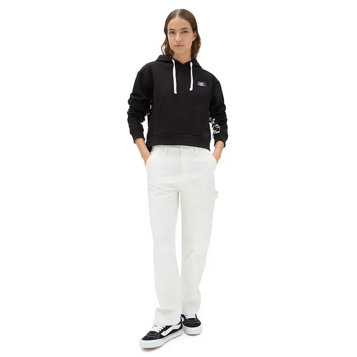Vans Hoodies and Sweatshirts Women Boom Boom Check Pullover Hoodie Black