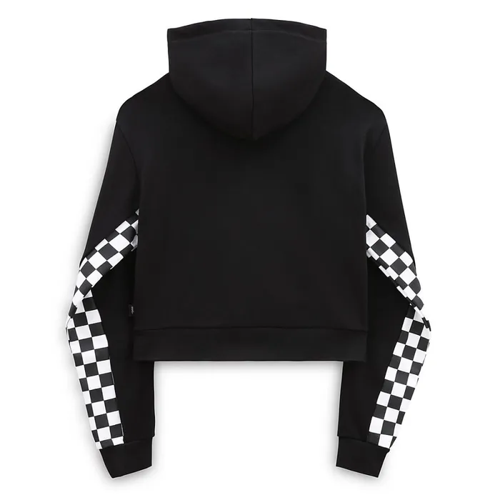 Vans Hoodies and Sweatshirts Women Boom Boom Check Pullover Hoodie Black