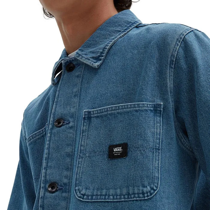 Vans Jackets and Coats Men Drill Denim Jacket Blue