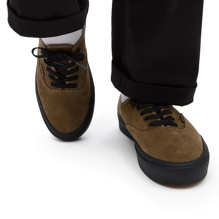 Vans Lowtop Shoes Men Authentic ComfyCush Suede Shoes Brown