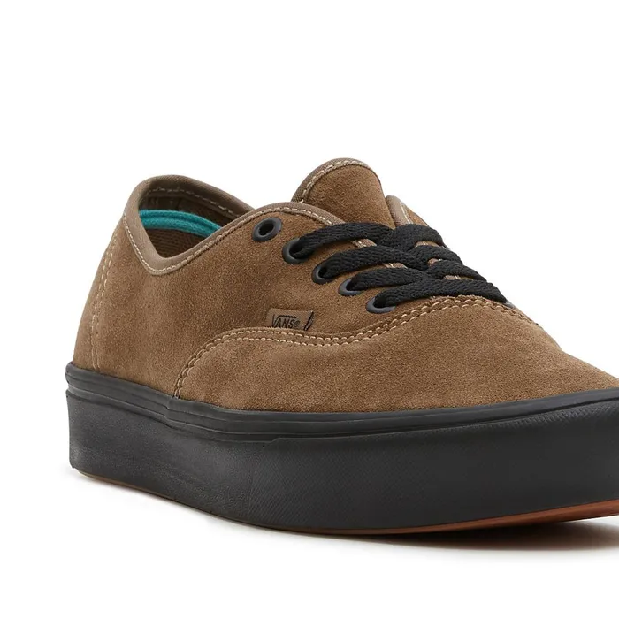Vans Lowtop Shoes Men Authentic ComfyCush Suede Shoes Brown