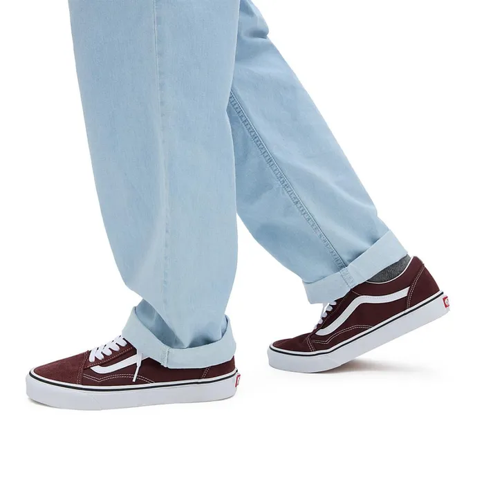 Vans Lowtop Shoes Men Color Theory Old Skool Shoes Brown