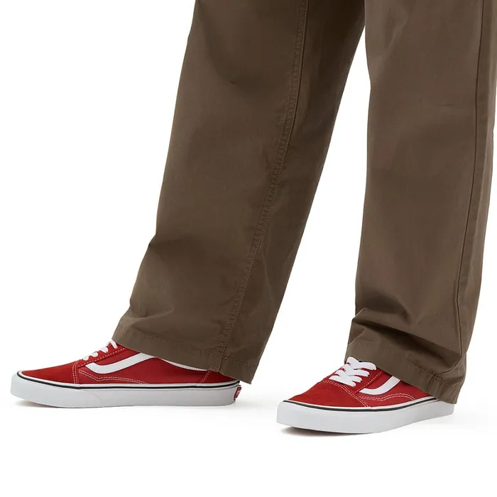 Vans Lowtop Shoes Men Color Theory Old Skool Shoes Red