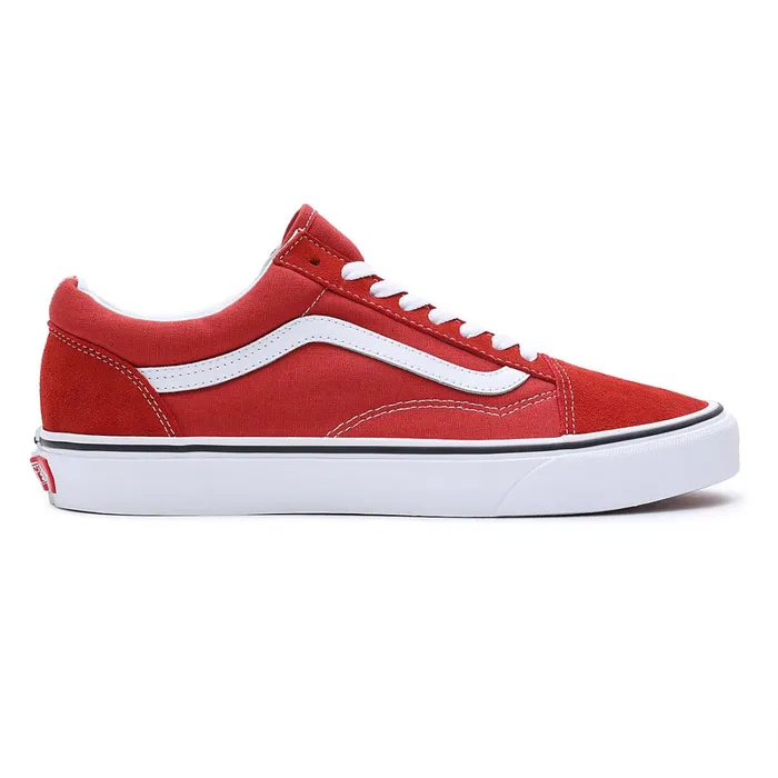 Vans Lowtop Shoes Men Color Theory Old Skool Shoes Red