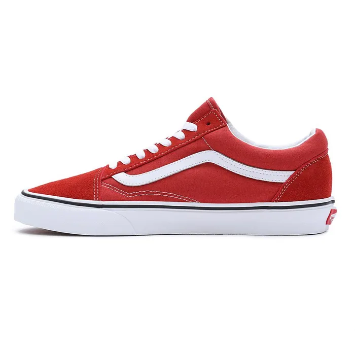 Vans Lowtop Shoes Men Color Theory Old Skool Shoes Red