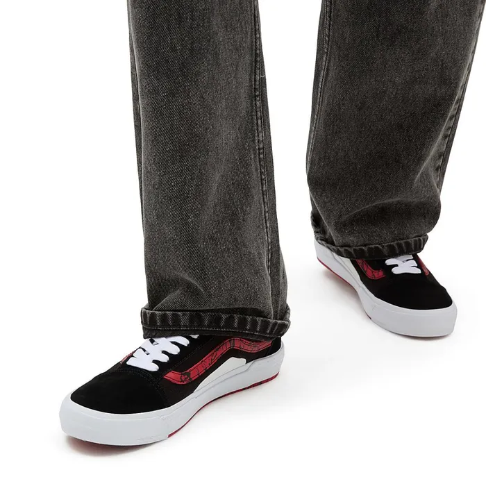 Vans Lowtop Shoes Men Marble BMX Old Skool Shoes Black