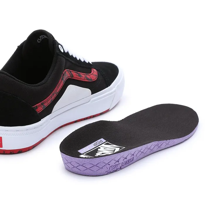 Vans Lowtop Shoes Men Marble BMX Old Skool Shoes Black