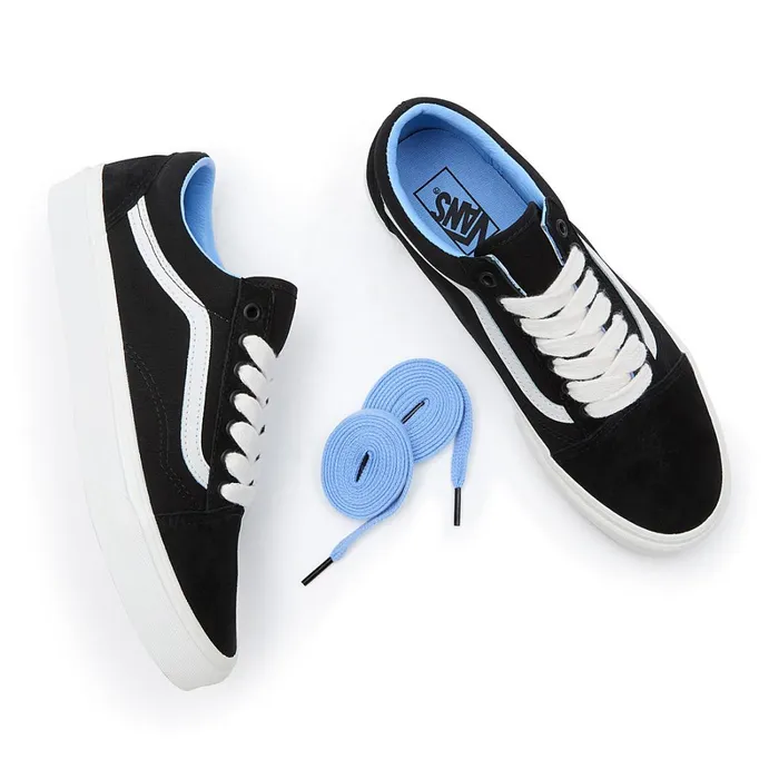 Vans Lowtop Shoes Men Oversized Laces Old Skool Shoes Black
