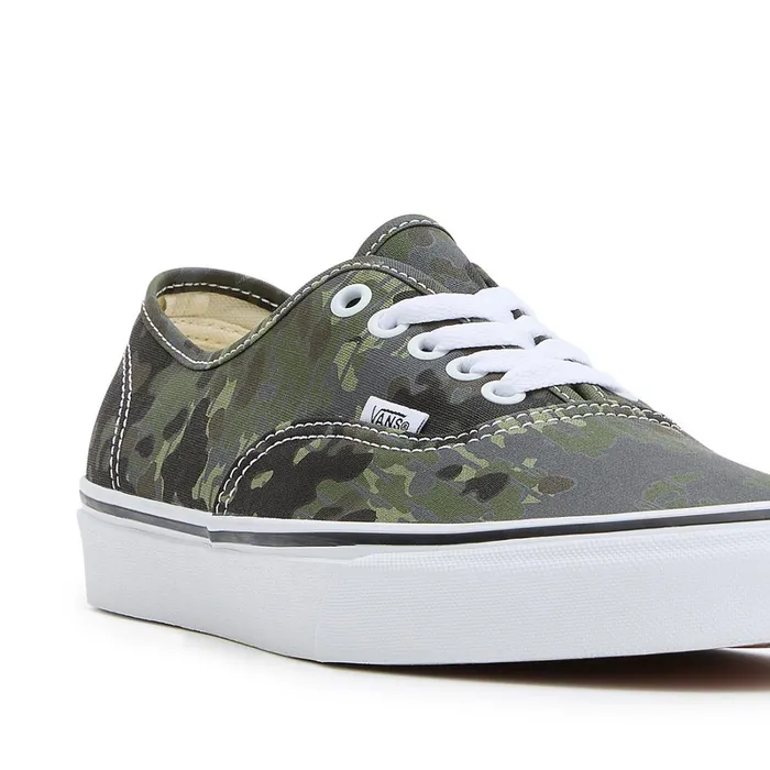 Vans Lowtop Shoes Women Rain Camo Authentic Shoes Green Grey
