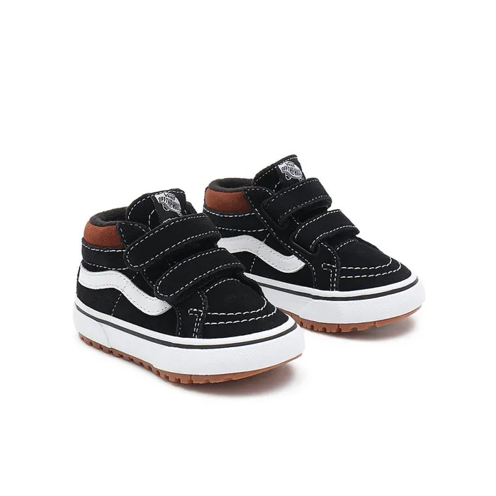 Vans MTE Shoes Kids Toddler Sk8Mid Reissue MTE1 Hook And Loop Shoes 14 Years Black