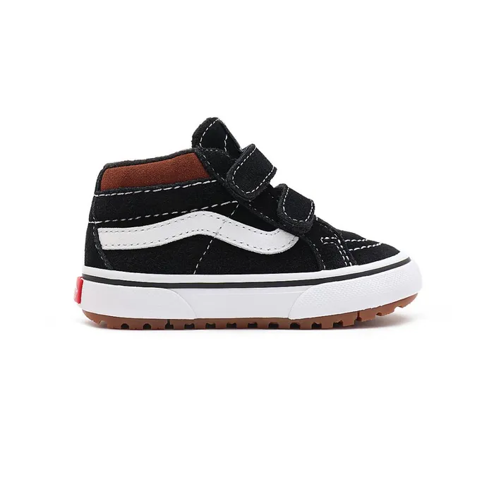 Vans MTE Shoes Kids Toddler Sk8Mid Reissue MTE1 Hook And Loop Shoes 14 Years Black