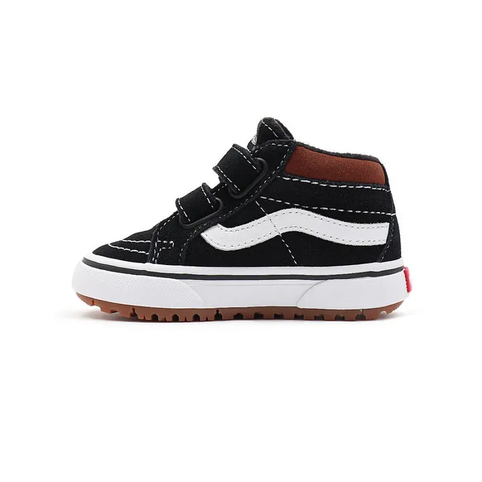 Vans MTE Shoes Kids Toddler Sk8Mid Reissue MTE1 Hook And Loop Shoes 14 Years Black