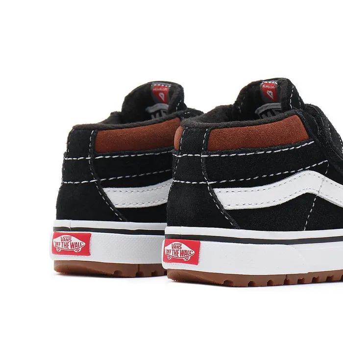 Vans MTE Shoes Kids Toddler Sk8Mid Reissue MTE1 Hook And Loop Shoes 14 Years Black
