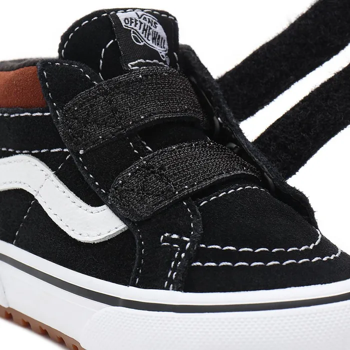 Vans MTE Shoes Kids Toddler Sk8Mid Reissue MTE1 Hook And Loop Shoes 14 Years Black