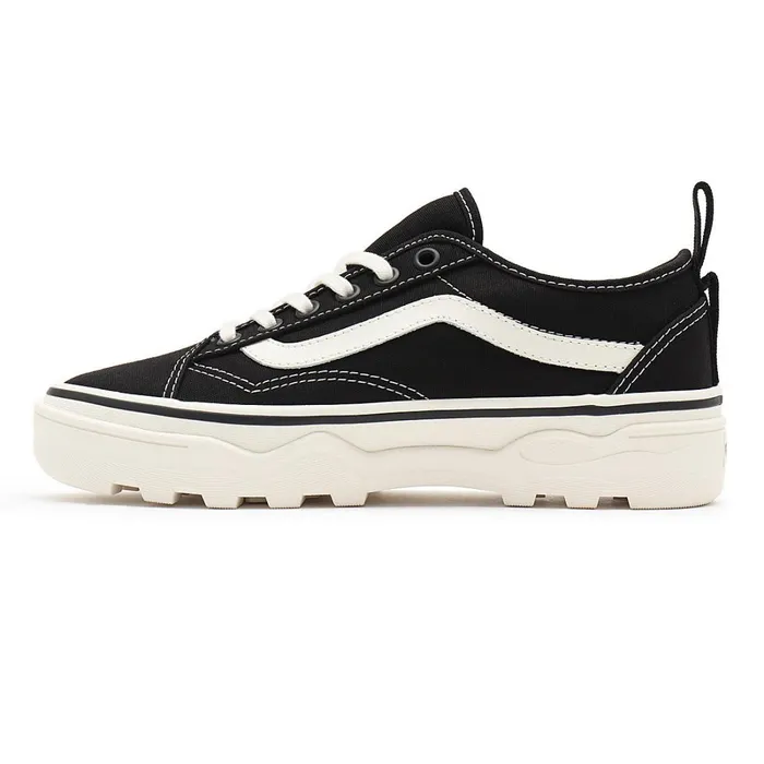 Vans Platform Shoes Women Canvas Sentry Old Skool Wc Shoes Black