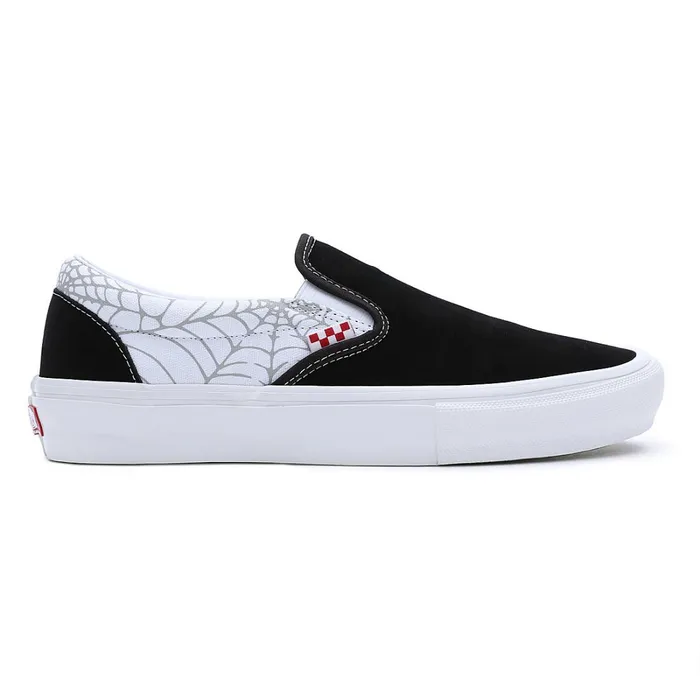 Vans Skate Shoes Men Black Widow Spider SlipOn Shoes