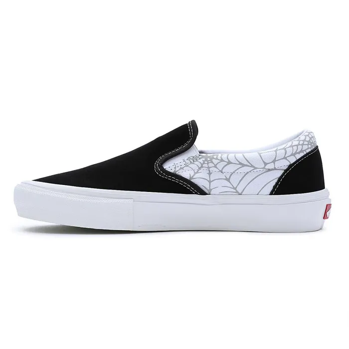 Vans Skate Shoes Men Black Widow Spider SlipOn Shoes